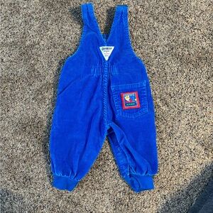 Vintage OshKosh B'gosh Blue Corduroy Overalls